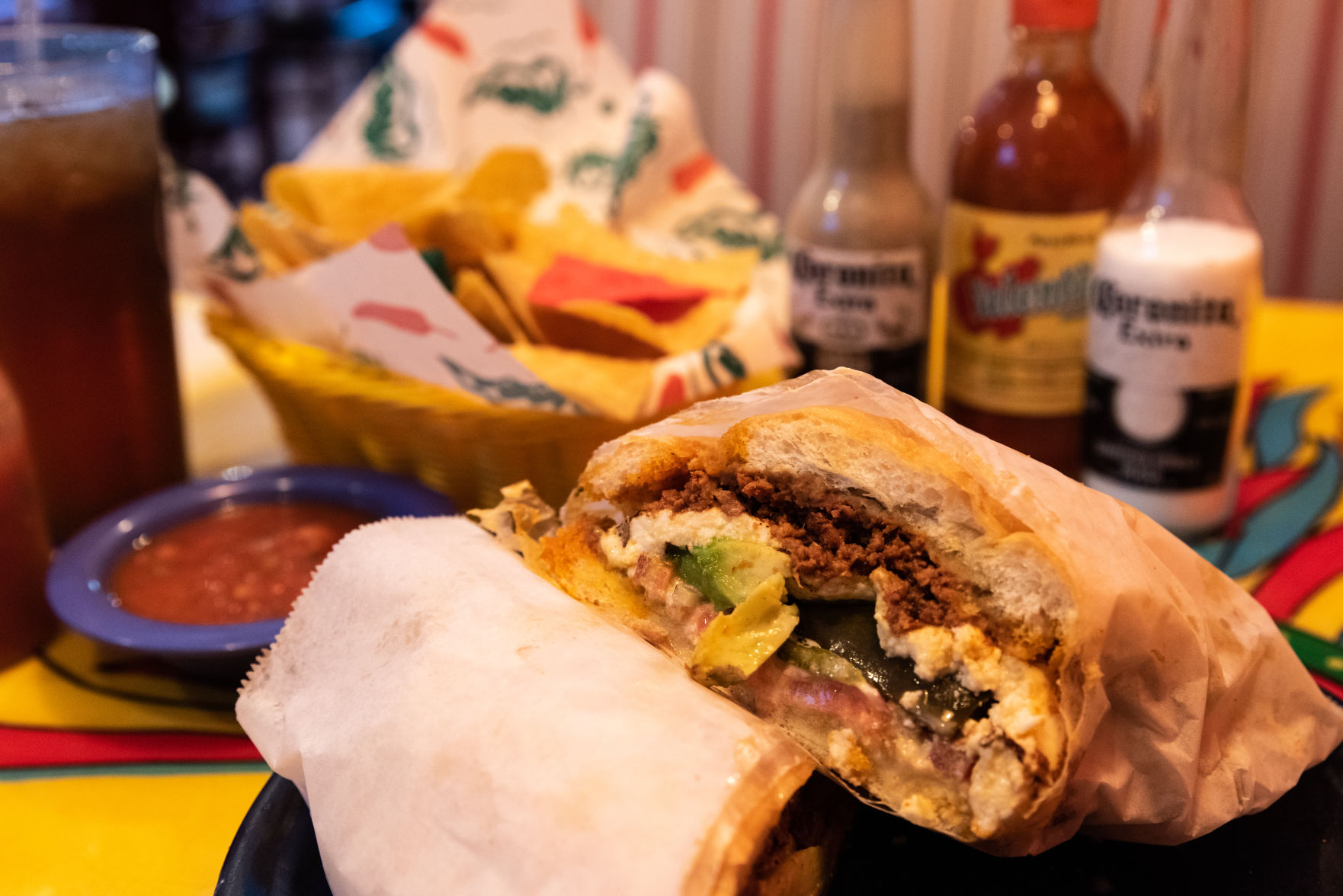 The Choritorta at Moctezumas Taqueria